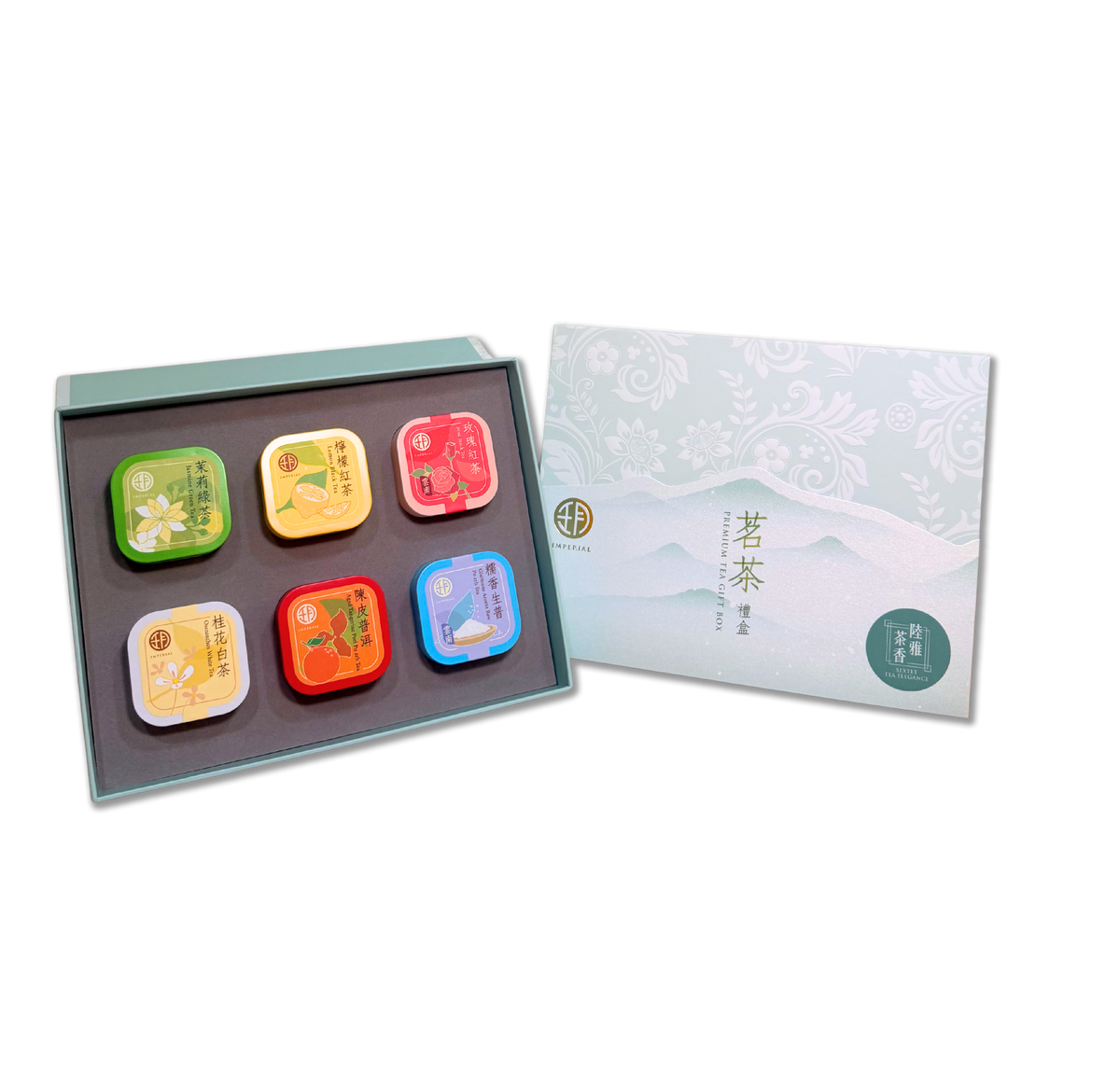 陸雅茶香茗茶禮盒 | Six Elegance Fragrance Tea Gift Set